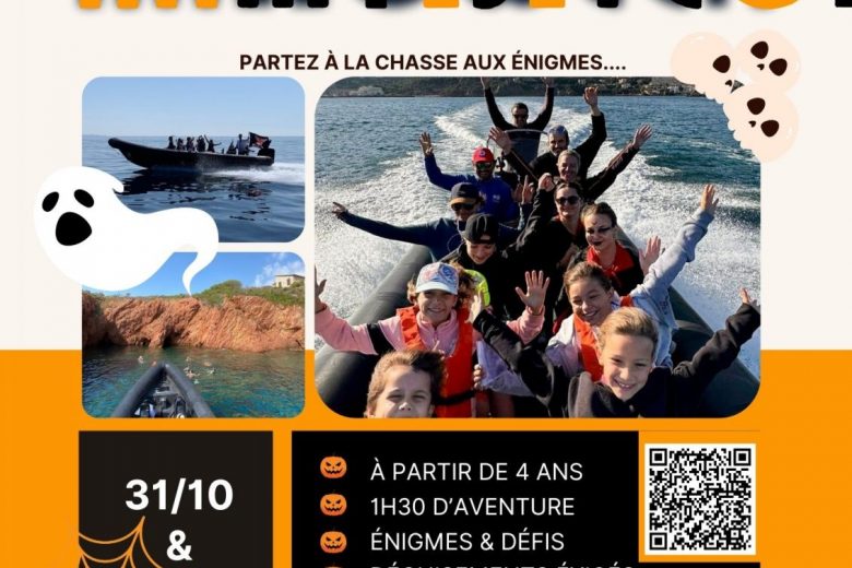 Rallye nautique Halloween – Excursion pour enfants_Mandelieu-La Napoule