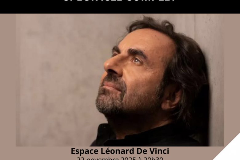 André Manoukian – Espace Léonard De Vinci 2025_Mandelieu-La Napoule