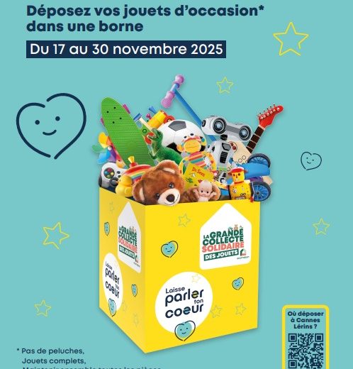 Grande Collecte Solidaire des Jouets – 2025_Mandelieu-La Napoule