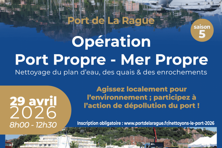 5ème édition de l’opération Port Propre-Mer Propre_Mandelieu-La Napoule