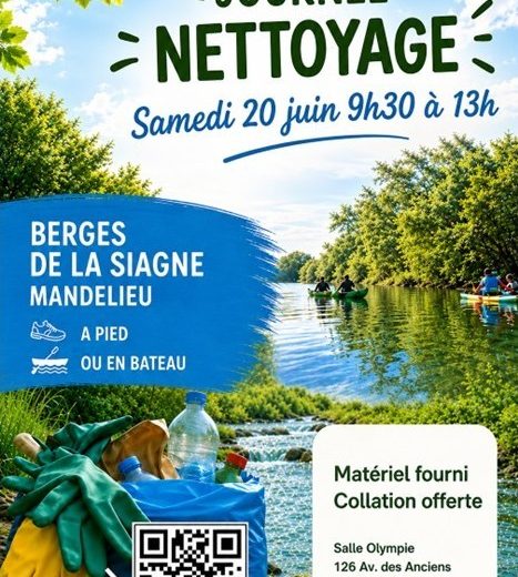 Nettoyage des Berges de la Siagne – 4ème édition_Mandelieu-La Napoule