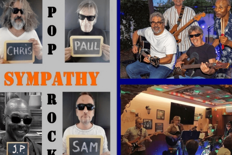 SYMPATHY (Pop/Rock – Reprises années 70/80) – Soirées Estivales du Département_Mandelieu-La Napoule