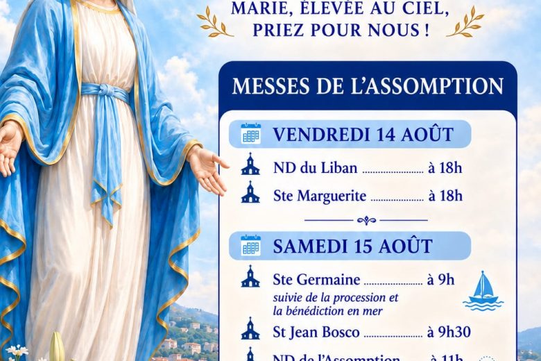 Fête de la Vierge Marie – L&rsquo;Assomption_Mandelieu-La Napoule